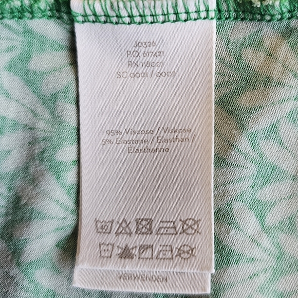 Boden Green A-Line Midi Stretch Dress Short Sleeve Crew Neck With Pockets - Picture 16 of 16